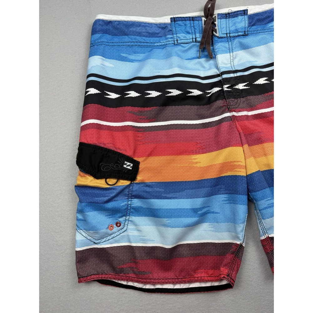 Billabong Inicio De Ola Mexican Aztec Board Shorts Mens 42 11" Swim Trunks View 4